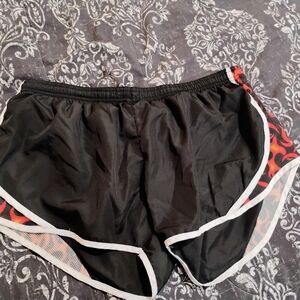 Soffe Black Shorts with Red and White Accents